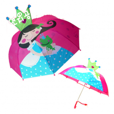 [쌤이오] 눈에 잘 띠는 입체 우산 연지공주 아동 우산