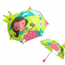 [쌤이오] 눈에 잘 띠는 입체 우산 프린세스 아동 우산