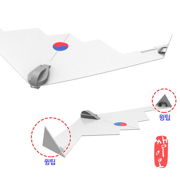 [과학쌤이오] 비행기 학습 스텔스 글라이더 5인용