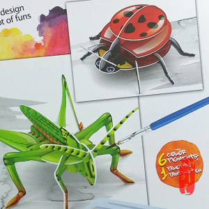 [과학쌤이오] 스팀교육 곤충 입체 퍼즐 색칠 세트 택1