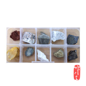 [과학쌤이오] 암석구조 관찰 암석 표본 10종 세트