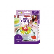[미술쌤이오] 칼라 클레이 점토 미니 케이크 만들기