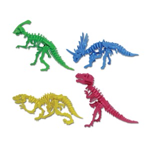 [과학쌤이오] 3D 입체 EVA 공룡 화석 4종세트