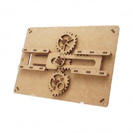 [쌤이오] 나무로 만드는 STEAM ART KIT 부채꼴직선변환기어