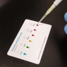 [과학쌤이오] 분자생물학 마이크로 피펫팅 학습용 피펫팅 카드 20장