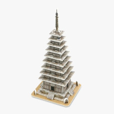 [쌤이오] 역사시리즈 백제 미륵사지석탑 만들기 3D입체퍼즐