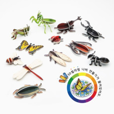 [쌤이오] 곤충 재미있는 곤충 만들기 12종 3D입체퍼즐
