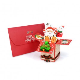 [쌤이오] DIY 크리스마스카드 상자 4set KY2010