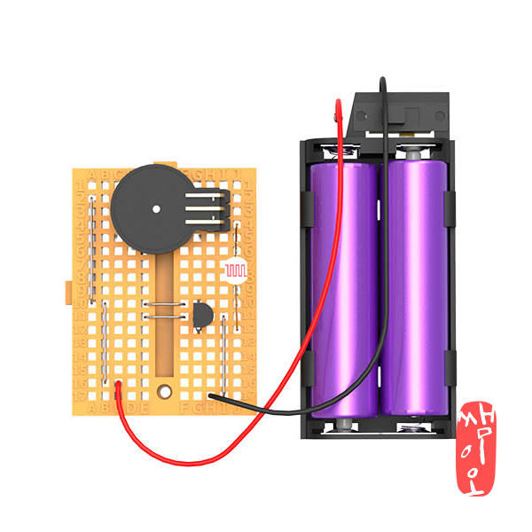 [과학쌤이오] 브레드 보드 빛감지 멜로디 회로 5인용