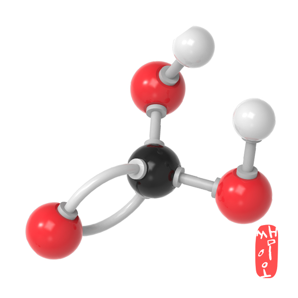 [과학쌤이오] H2CO3 탄산 화학 분자구조 만들기 5인용