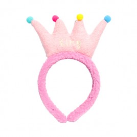 밍크왕관머리띠(로즈)